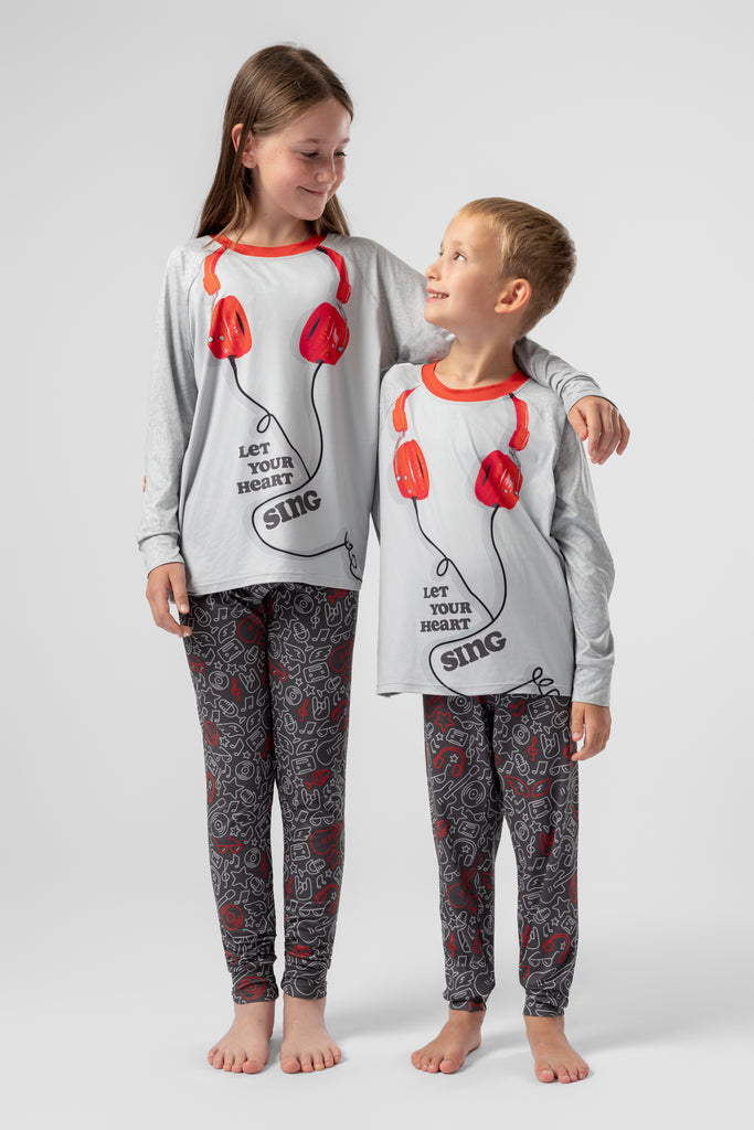 lelosi pijamas para niños heartbeat 0