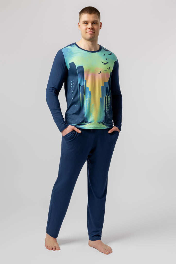 lelosi pijama para hombre david 0