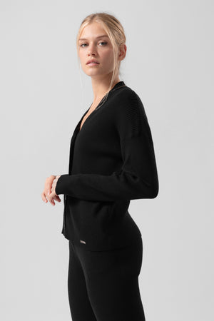 lelosi chaqueta de punto acanalado vanna 1